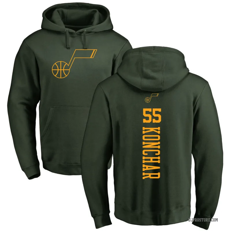 John Konchar Youth Green Utah Jazz Branded One Color Backer Pullover Hoodie