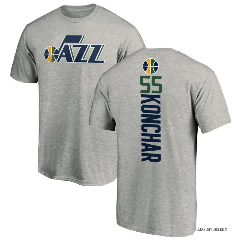 John Konchar Youth Utah Jazz Ash Backer T-Shirt