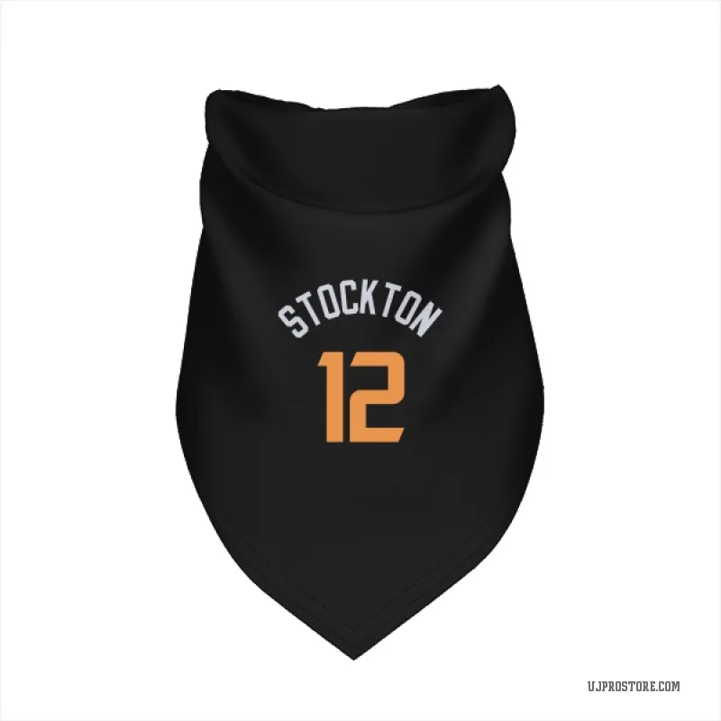 John Stockton  Black Utah Jazz  Cat & Dog Pet Bandana