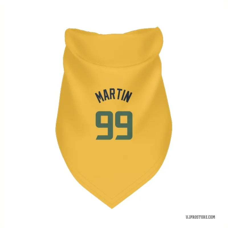 KJ Martin  Gold Utah Jazz  Cat & Dog Pet Bandana
