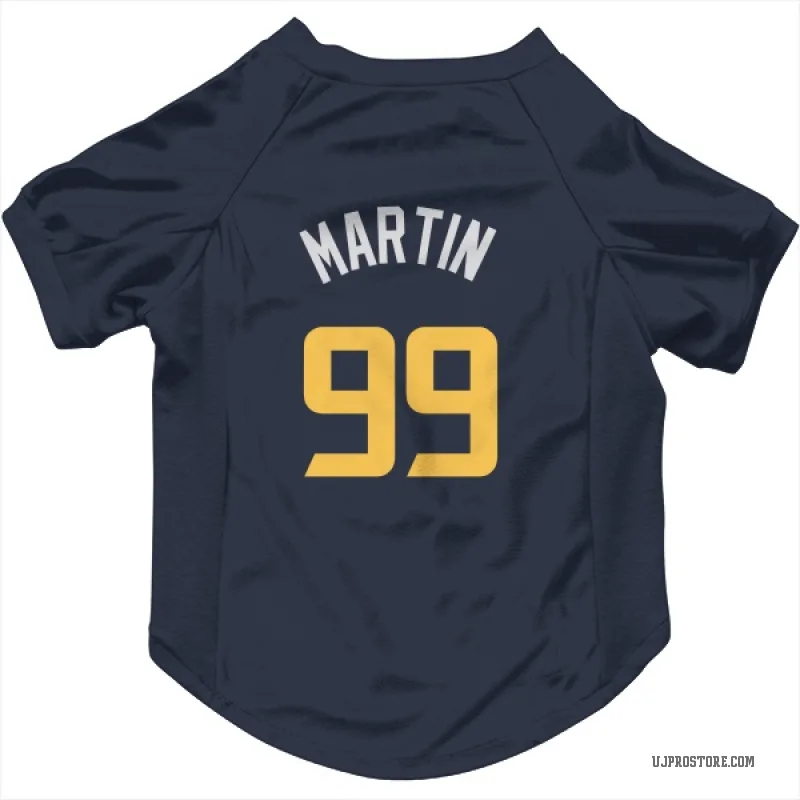 KJ Martin  Navy Utah Jazz  Cat & Dog Pet Jersey