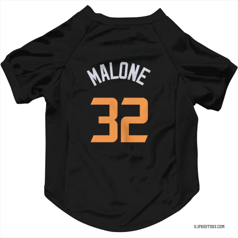 Karl Malone  Black Utah Jazz  Cat & Dog Pet Jersey