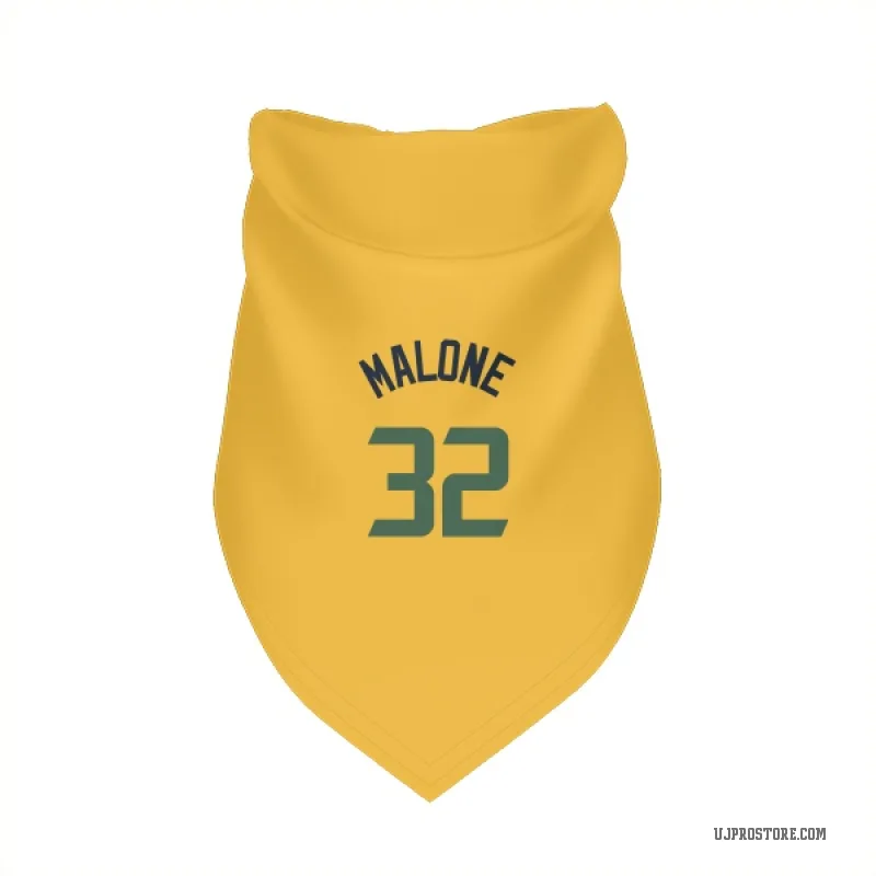 Karl Malone  Gold Utah Jazz  Cat & Dog Pet Bandana