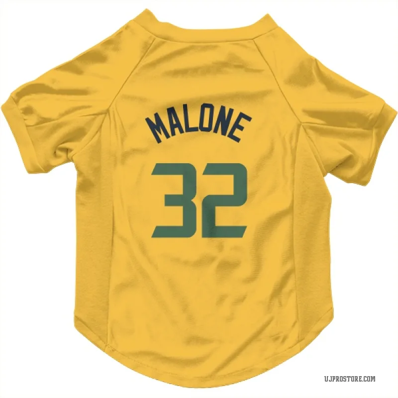 Karl Malone  Gold Utah Jazz  Cat & Dog Pet Jersey