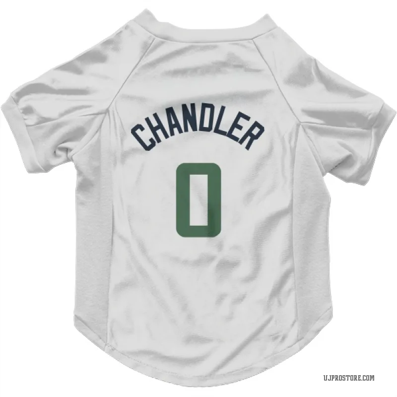 Kennedy Chandler  White Utah Jazz  Cat & Dog Pet Jersey
