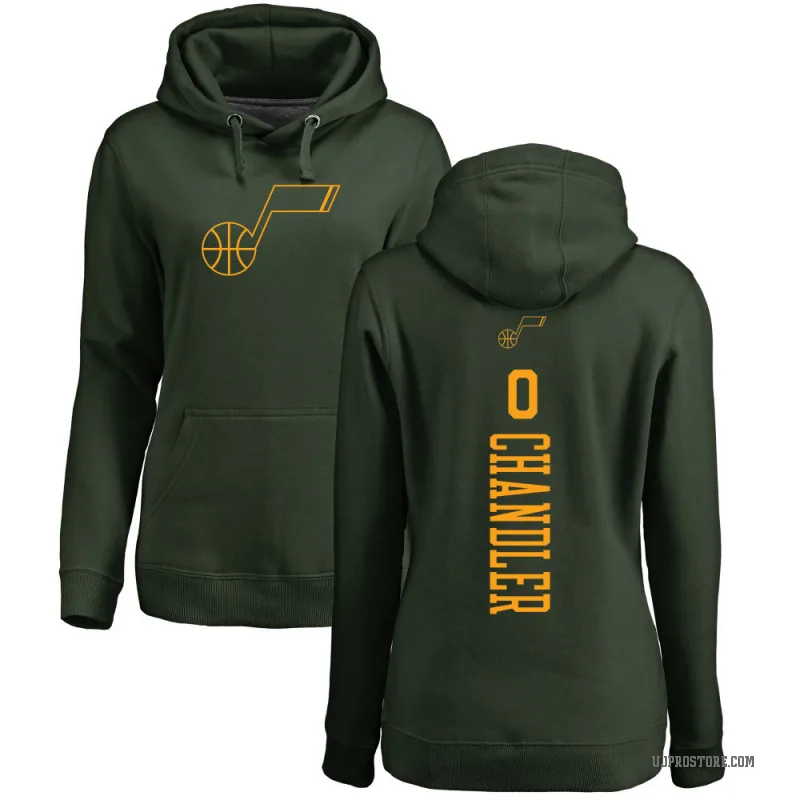 Kennedy Chandler Women's Green Utah Jazz Branded One Color Backer Pullover Hoodie