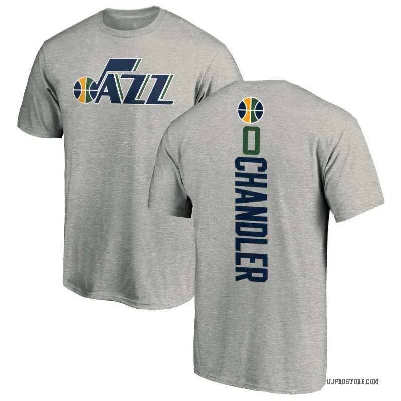 Kennedy Chandler Youth Utah Jazz Ash Backer T-Shirt