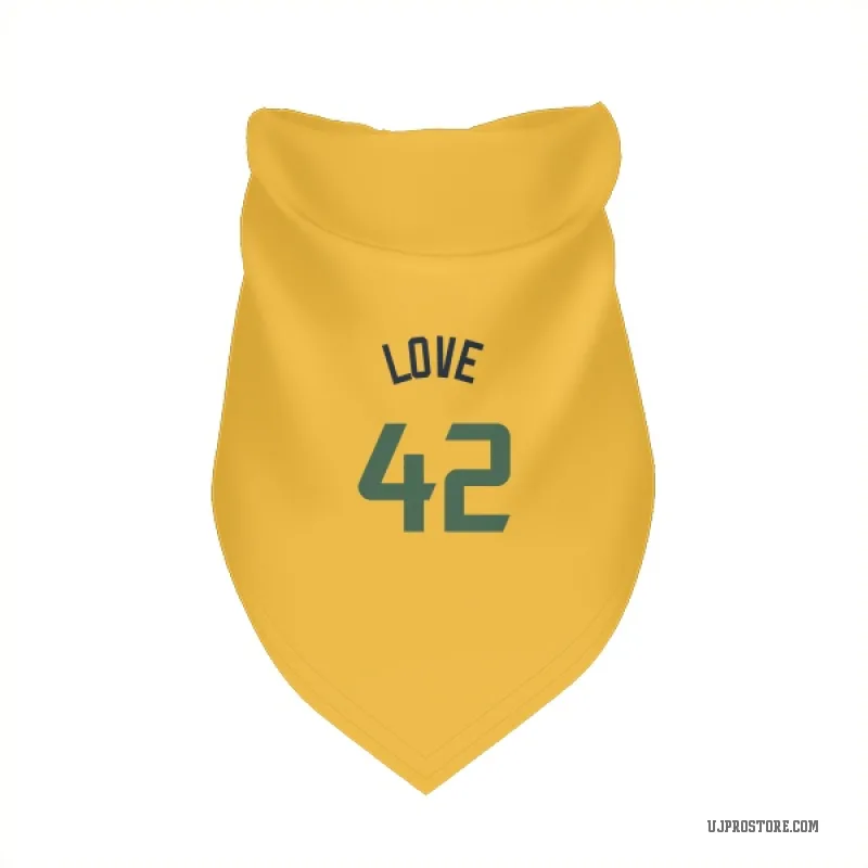 Kevin Love  Gold Utah Jazz  Cat & Dog Pet Bandana