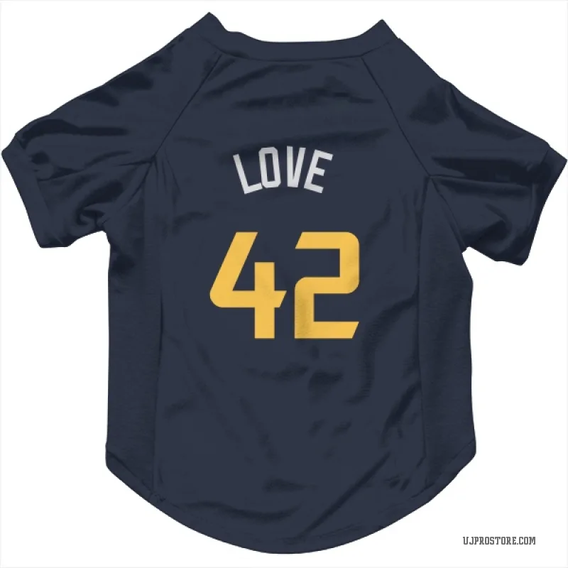 Kevin Love  Navy Utah Jazz  Cat & Dog Pet Jersey