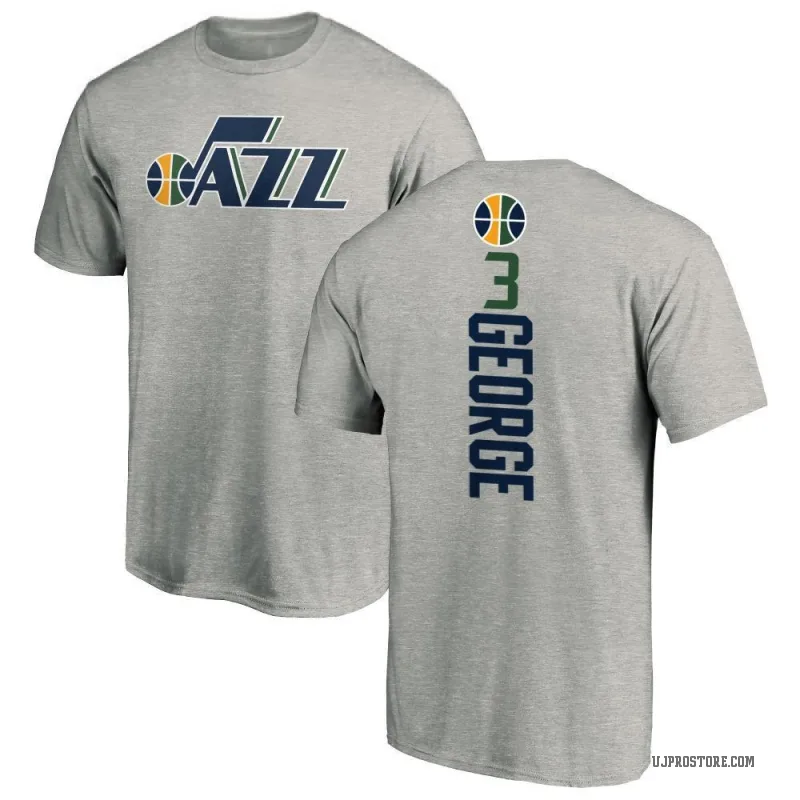 Keyonte George Men's Utah Jazz Ash Backer T-Shirt