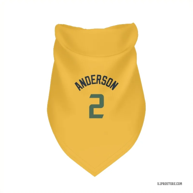 Kyle Anderson  Gold Utah Jazz  Cat & Dog Pet Bandana
