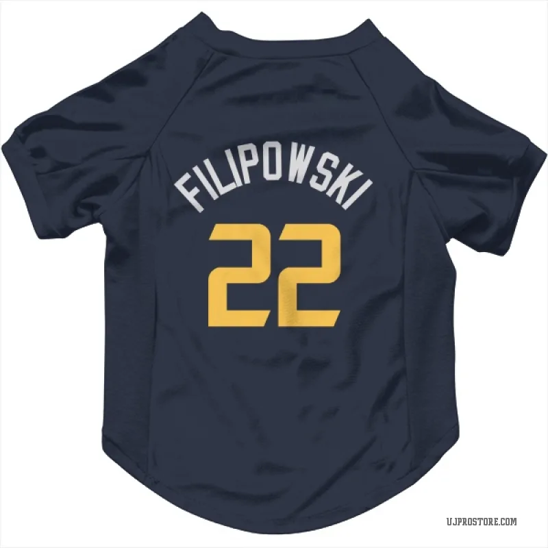 Kyle Filipowski  Navy Utah Jazz  Cat & Dog Pet Jersey