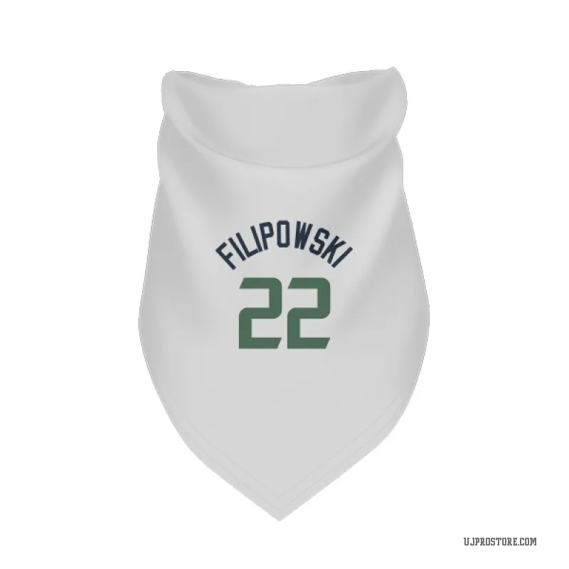 Kyle Filipowski  White Utah Jazz  Cat & Dog Pet Bandana