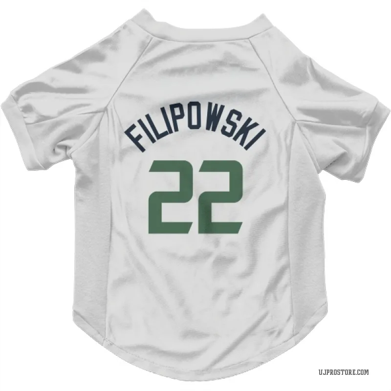 Kyle Filipowski  White Utah Jazz  Cat & Dog Pet Jersey