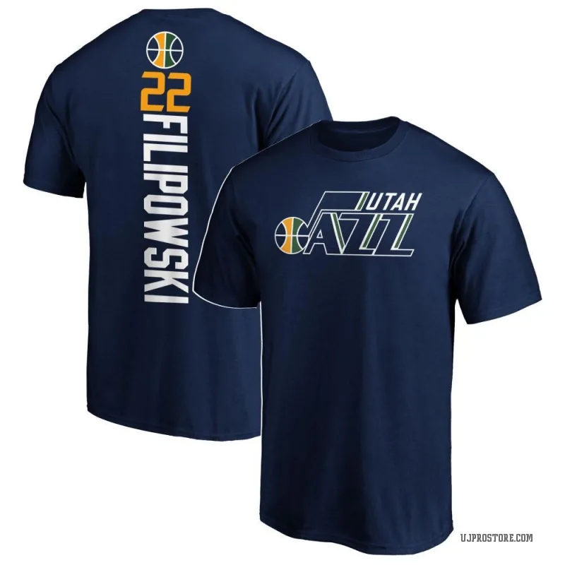 Kyle Filipowski Youth Navy Utah Jazz Backer T-Shirt