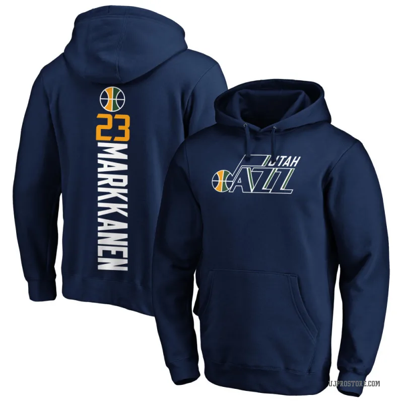 Lauri Markkanen Youth Navy Utah Jazz Branded Backer Pullover Hoodie