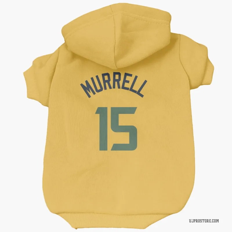Matthew Murrell  Gold Utah Jazz  Cat & Dog Pet Hoodie