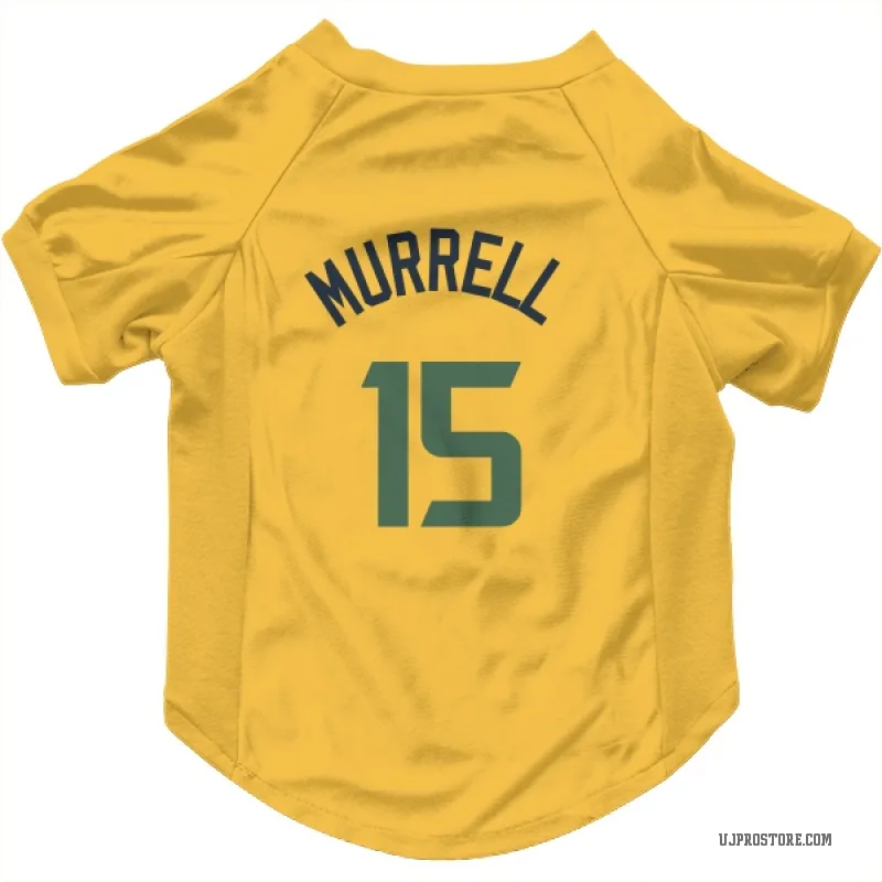 Matthew Murrell  Gold Utah Jazz  Cat & Dog Pet Jersey
