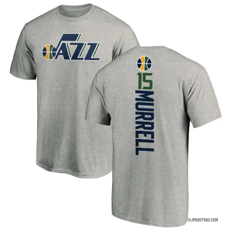 Matthew Murrell Men's Utah Jazz Ash Backer T-Shirt