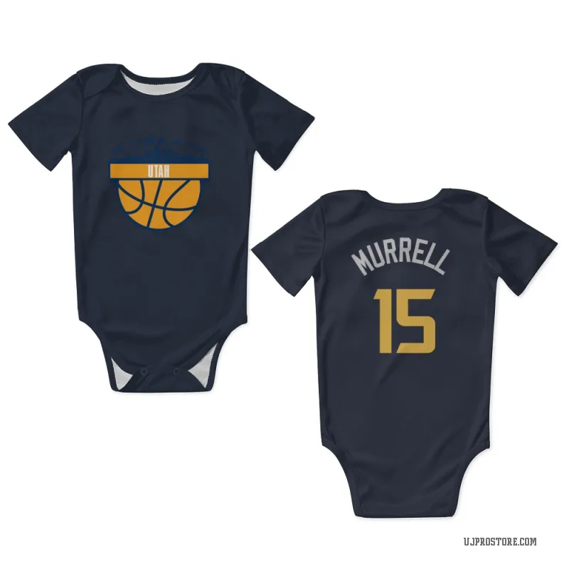 Matthew Murrell  Navy Utah Jazz  Newborn & Infant Bodysuit
