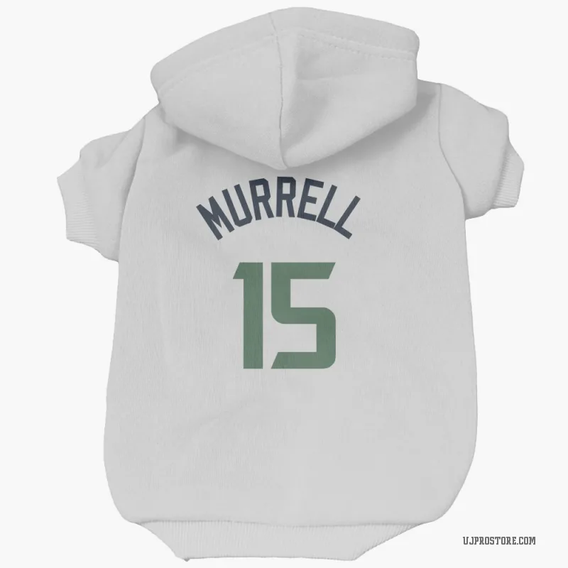 Matthew Murrell  White Utah Jazz  Cat & Dog Pet Hoodie