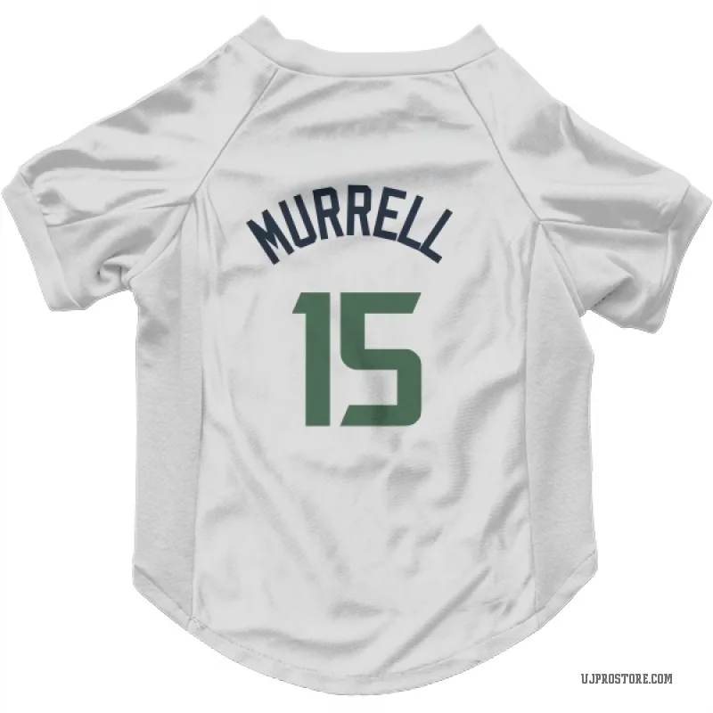 Matthew Murrell  White Utah Jazz  Cat & Dog Pet Jersey