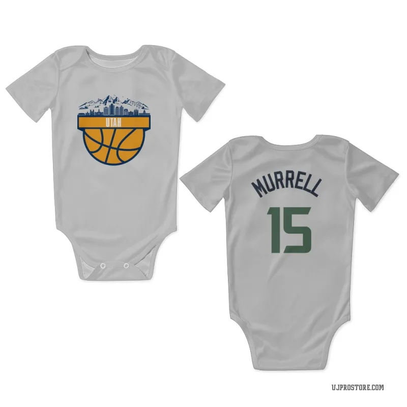 Matthew Murrell  White Utah Jazz  Newborn & Infant Bodysuit