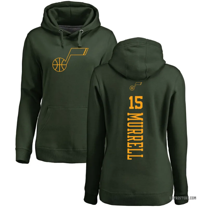 Matthew Murrell Women's Green Utah Jazz Branded One Color Backer Pullover Hoodie