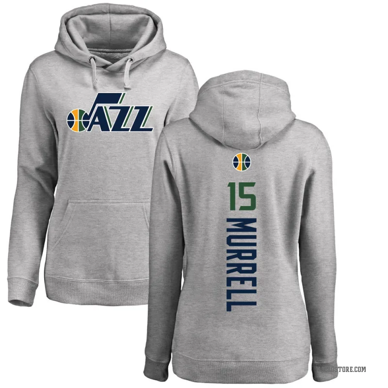 Matthew Murrell Women's Utah Jazz Branded Ash Backer Pullover Hoodie
