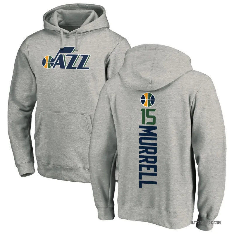Matthew Murrell Youth Utah Jazz Branded Ash Backer Pullover Hoodie