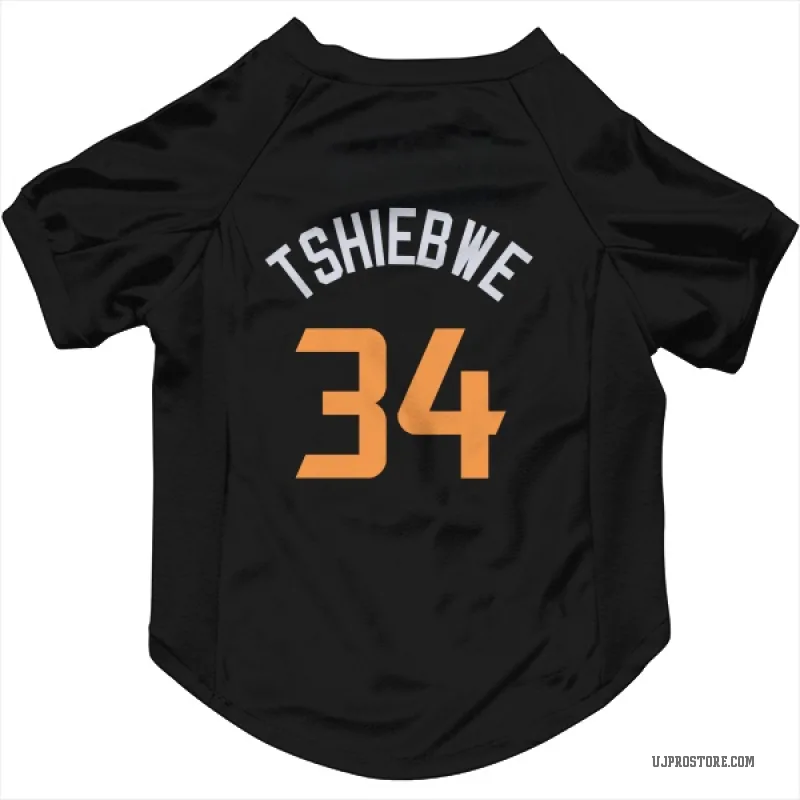 Oscar Tshiebwe  Black Utah Jazz  Cat & Dog Pet Jersey