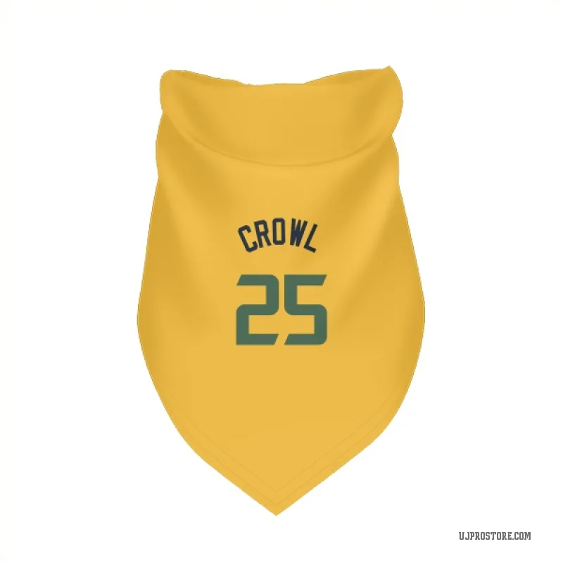 Steve Crowl  Gold Utah Jazz  Cat & Dog Pet Bandana