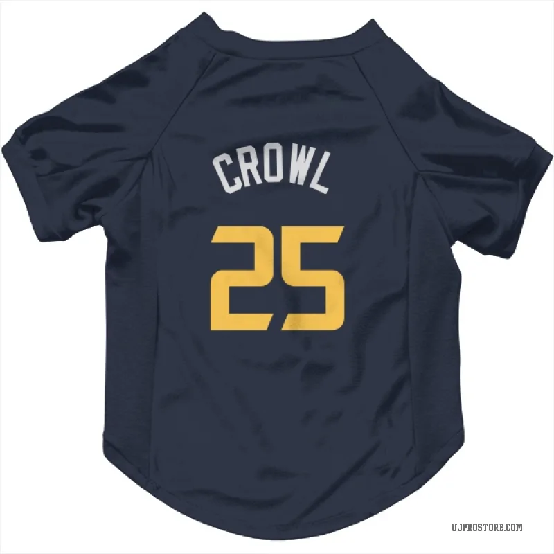 Steve Crowl  Navy Utah Jazz  Cat & Dog Pet Jersey