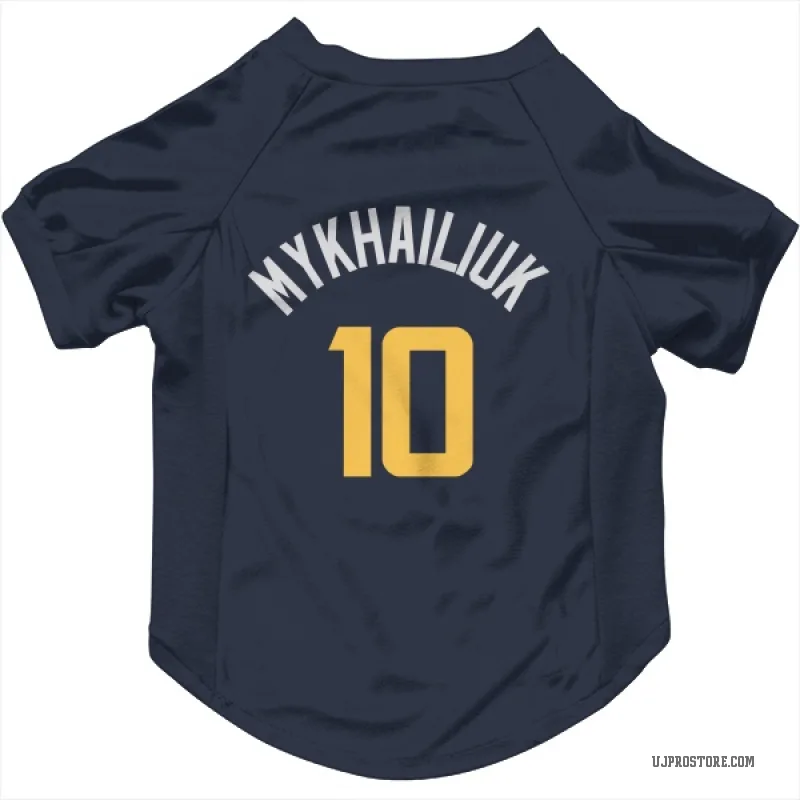 Svi Mykhailiuk  Navy Utah Jazz  Cat & Dog Pet Jersey