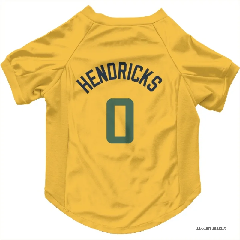 Taylor Hendricks  Gold Utah Jazz  Cat & Dog Pet Jersey