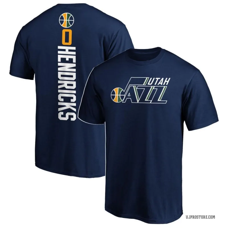 Taylor Hendricks Men's Navy Utah Jazz Backer T-Shirt