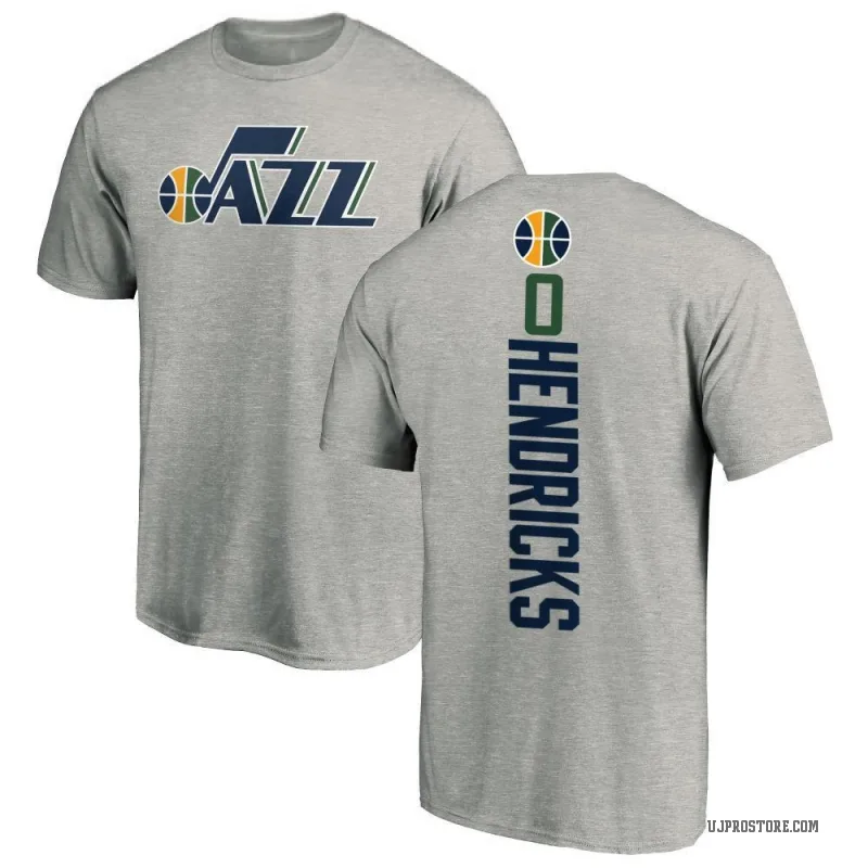 Taylor Hendricks Men's Utah Jazz Ash Backer T-Shirt