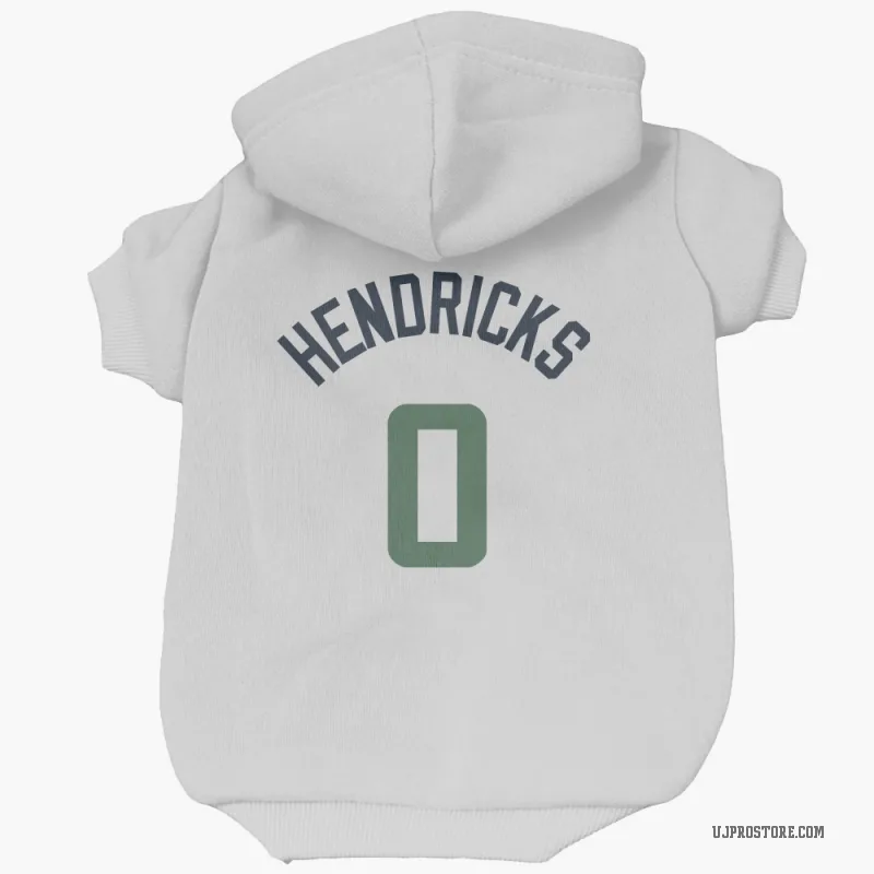 Taylor Hendricks  White Utah Jazz  Cat & Dog Pet Hoodie