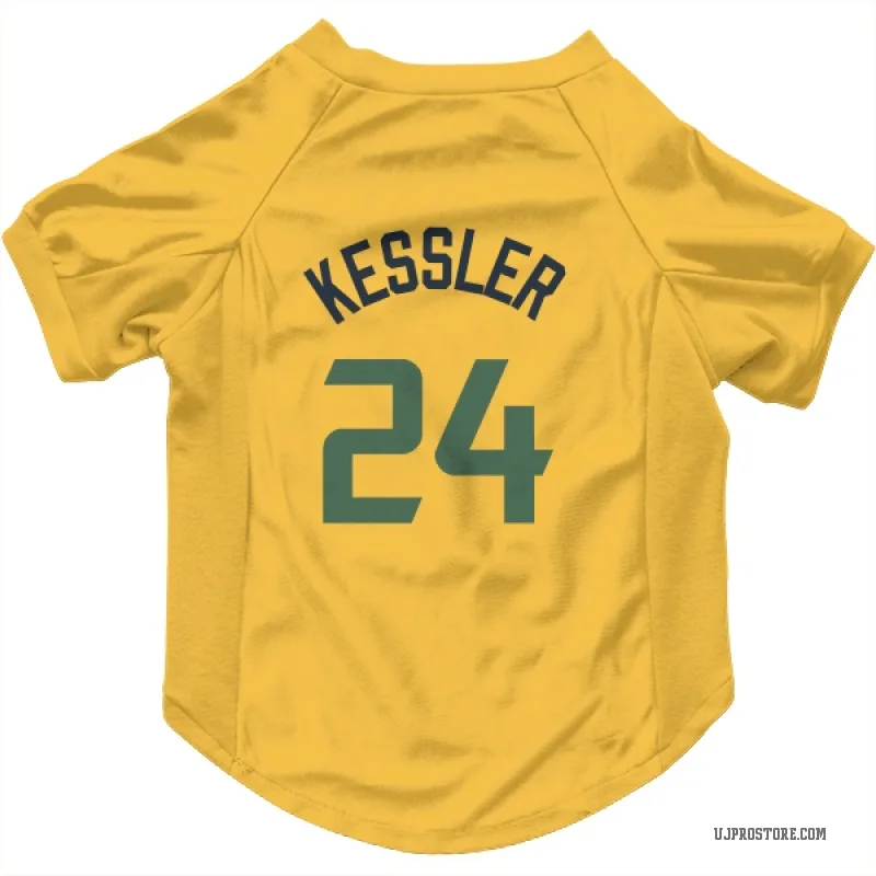 Walker Kessler  Gold Utah Jazz  Cat & Dog Pet Jersey
