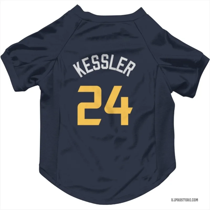 Walker Kessler  Navy Utah Jazz  Cat & Dog Pet Jersey