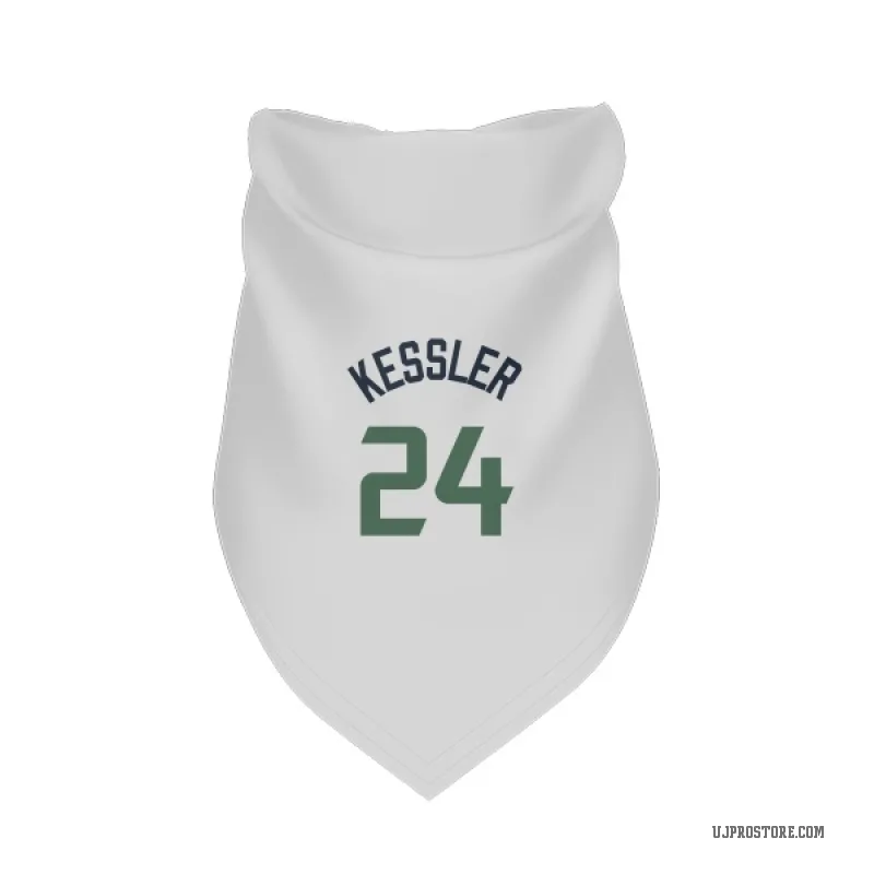 Walker Kessler  White Utah Jazz  Cat & Dog Pet Bandana