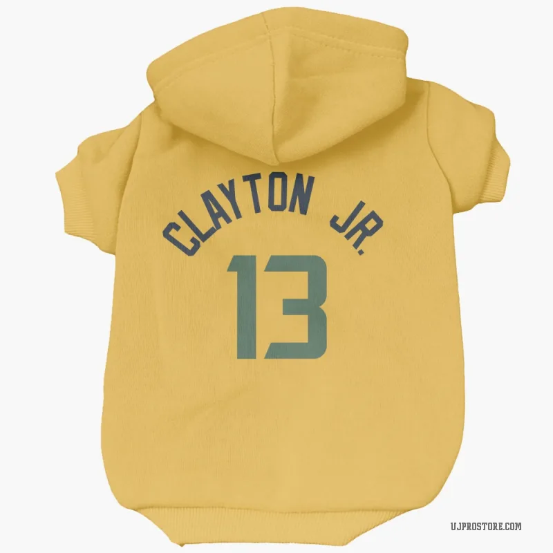 Walter Clayton Jr.  Gold Utah Jazz  Cat & Dog Pet Hoodie