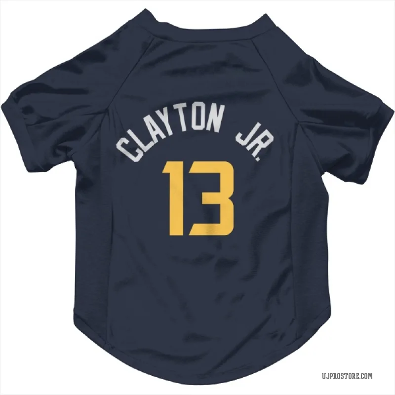 Walter Clayton Jr.  Navy Utah Jazz  Cat & Dog Pet Jersey