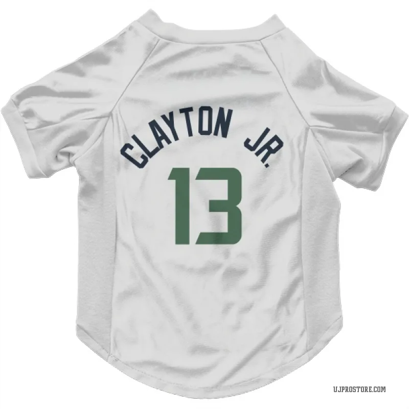 Walter Clayton Jr.  White Utah Jazz  Cat & Dog Pet Jersey
