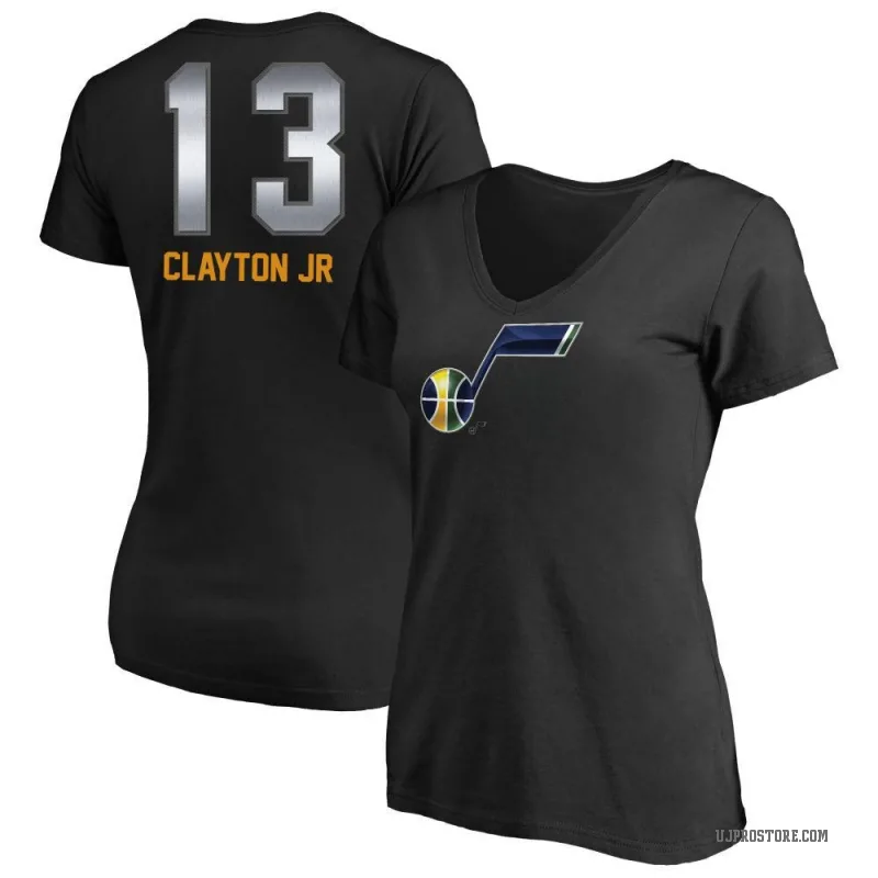 Walter Clayton Jr. Women's Black Utah Jazz Midnight Mascot T-Shirt
